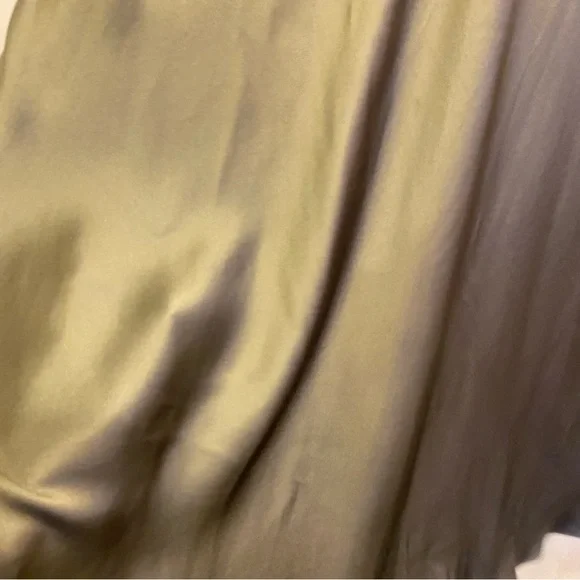 NWT Womens Quince 100% Washable Silk Maxi Tulip Skirt Gray Sz Small and XL - Picture 5 of 15